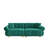 " modern 3-seater flannelette sofa | spring-wrapped cushions | stylish metal feet | 4 throw pillows | living room & bedroom-1476217122