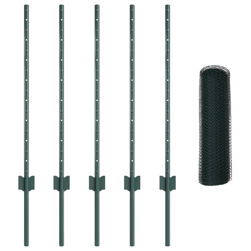 80cm H x 1000cm W Metal Fencing Kits