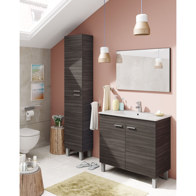 Anashima Linen Cabinet, Grey