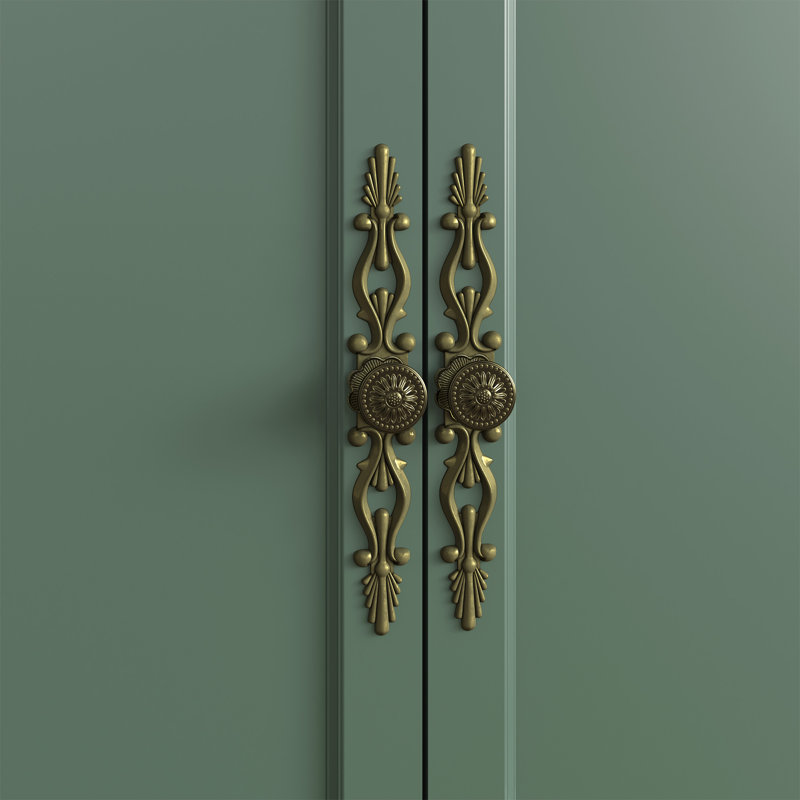 149.6cm Wide Solid Wood Sideboard, Green