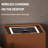 Kendrianna Nightstand with Safe Box and LED Lights and Wireless Charge-695605409