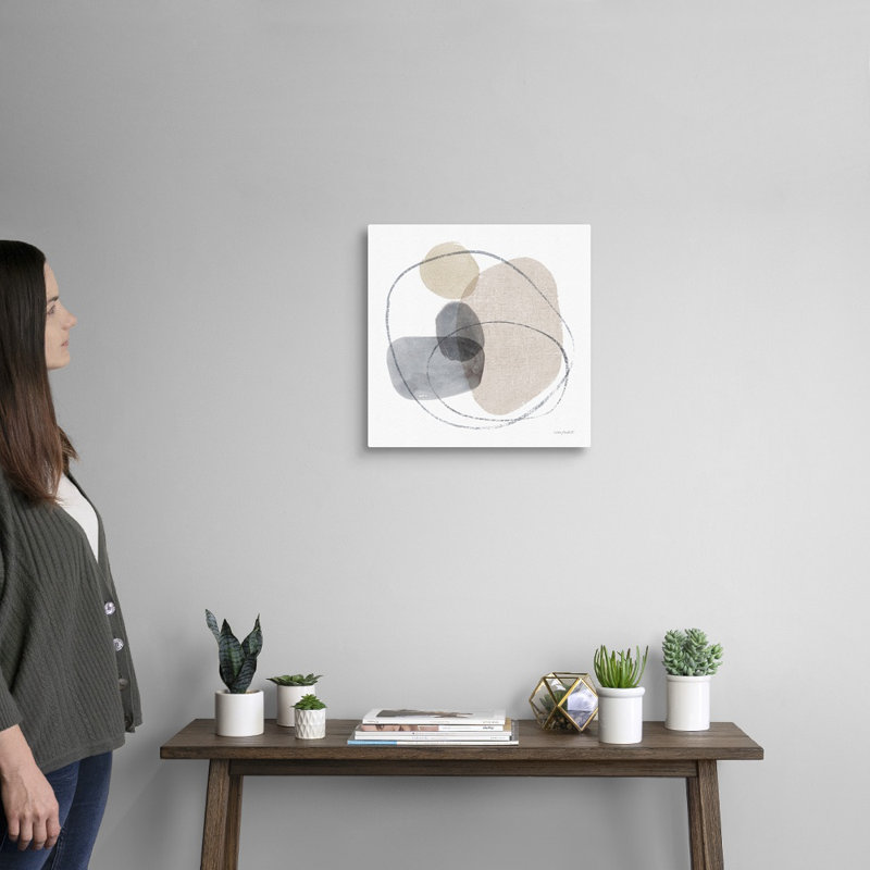 «Think Neutral 08» par Lisa Audit - reproduction d'art, Toile tendue, H 16 po x l 16 po x P 1,25 po