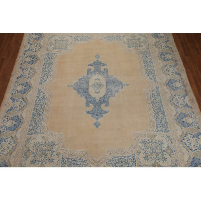 Distressed Large Traditional Rug 10x14