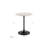 Bistro Table Round Marble Top Metal Base Dining Table