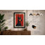 Alert Doberman Retro - Framed Print-471031655-471031650