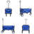 Collapsible Wagon, Portable Folding Wagon Garden Cart Outdoor Utility Grocery Wagon for Shopping-85486019