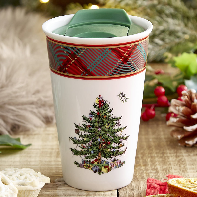 Tasse de voyage tartan