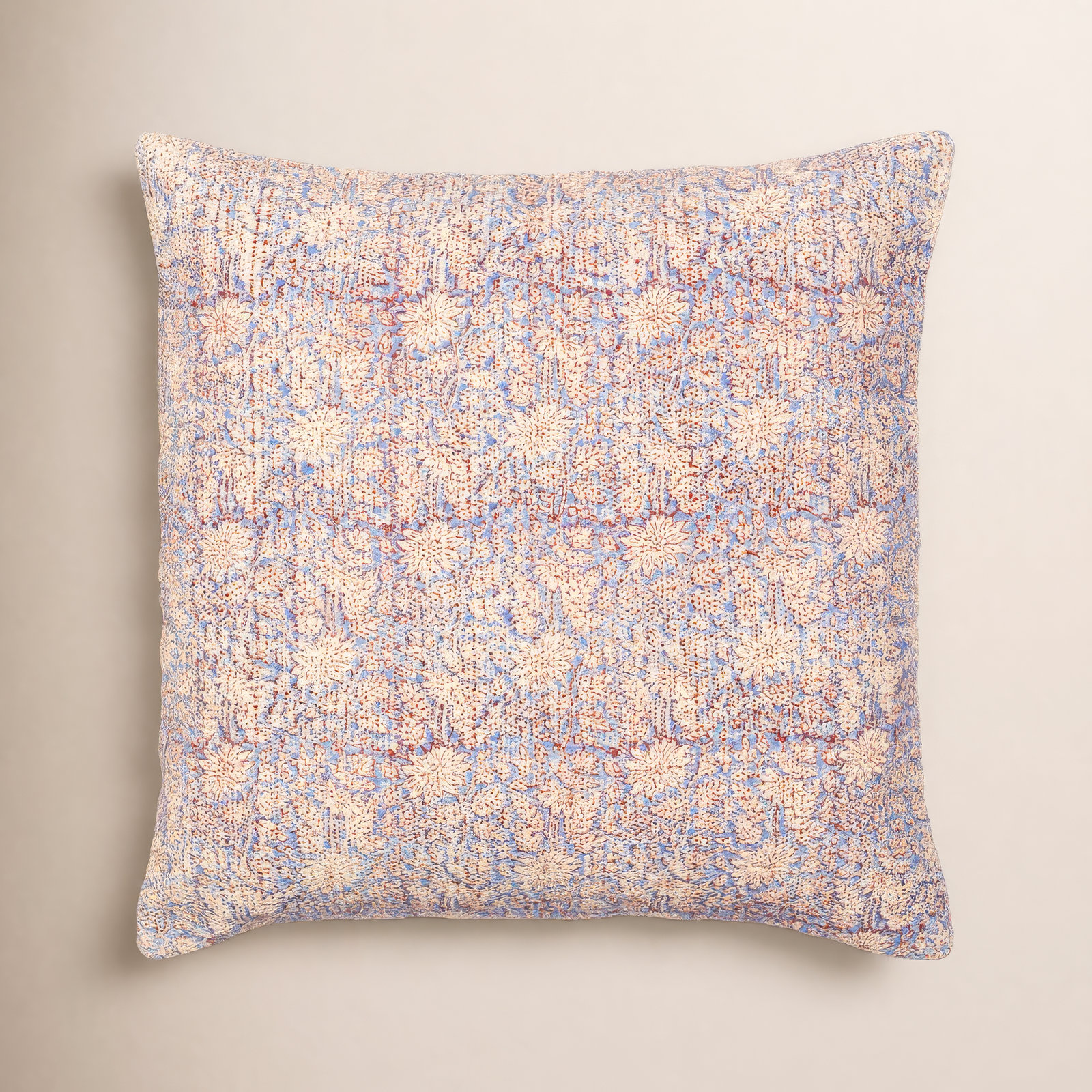 Marine Cotton Throw Pillow, 22" x 22"