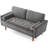 Delicat 58.46'' Velvet Loveseat-1475972683
