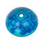 Lavabo de salle de bain vasque circulaire en verre Swirls