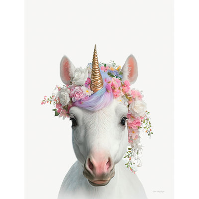 La licorne mystique sur toile par Seven Trees Designs