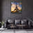 Elegant Decorative Tempered Glass Painting, 40 x 40 Inches | 100% Tempered Glass, Thickness: 0.16 Inches | UV Printing for Vibrant Colors & Durability | Perfect for Home Decor & Art Enthusiasts