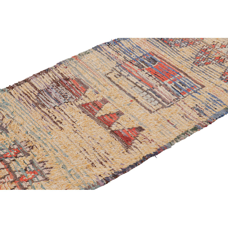 One-of-a-Kind 2'6”x7'1” Hand Knotted Area Rug