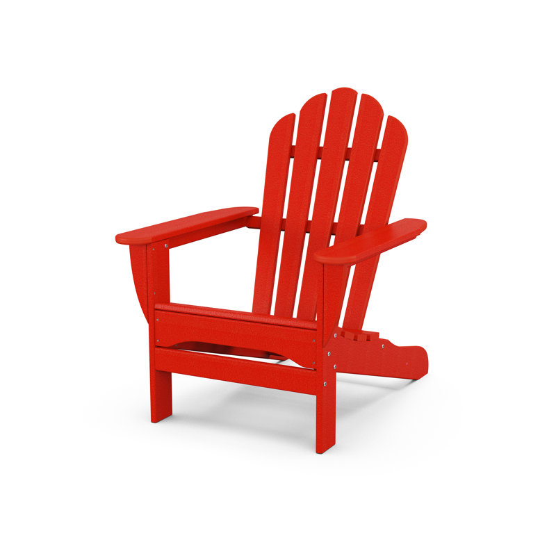 Chaise Adirondack Monterey Bay, Rouge coucher de soleil