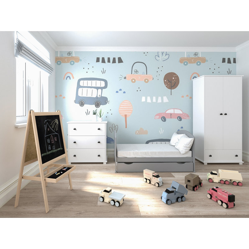 Rhodri 2 Cot Bed, Grey