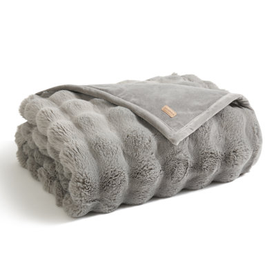 Ridgeline Faux Fur Throw Blanket