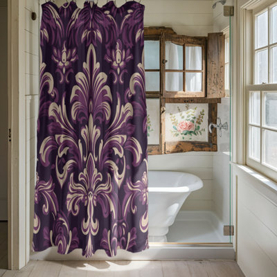 Damask Elegance - Premium Shower Curtain