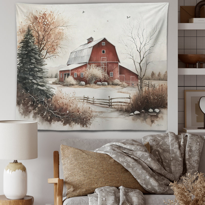 Tapisserie en polyester, H 50 po x l 60 po