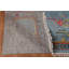 Tapis unique en coton 9 pi 9 po x 8 pi 0 po Caeli Bleu marine et bleus Caeli