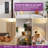 Jernell 70" LED Dimmable Torchiere & Reading Floor Lamp with Remote Control-1270286859