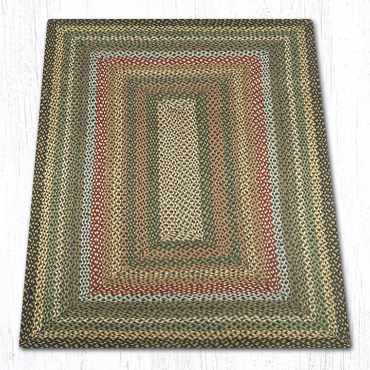  Tapis tressé en jute Fir Tonal, Rectangle 4 pi x 6 pi