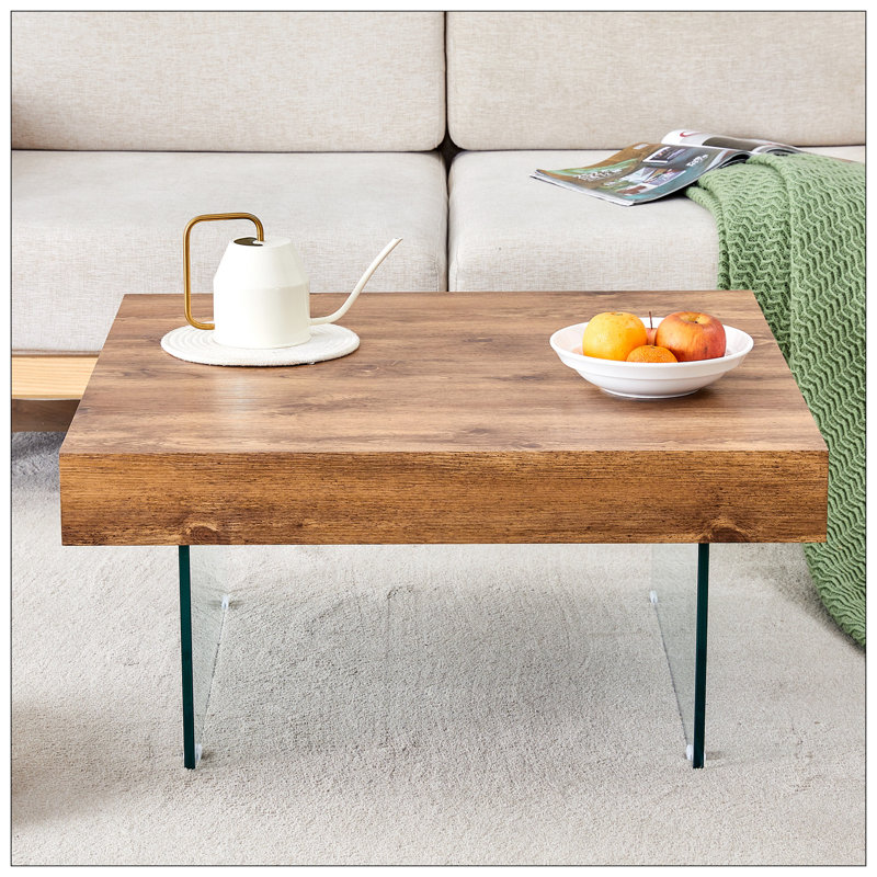 Café pour le salon, Bois naturel