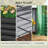 Raised Garden Bed,Galvanized Steel Planter Box With Crop Cage And Shade Cloth,For Flowers, Veggies And Herbs-771149736-771149737