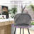 Matthys Swivel Upholstered Velvet Counter Stool with Steel Frame