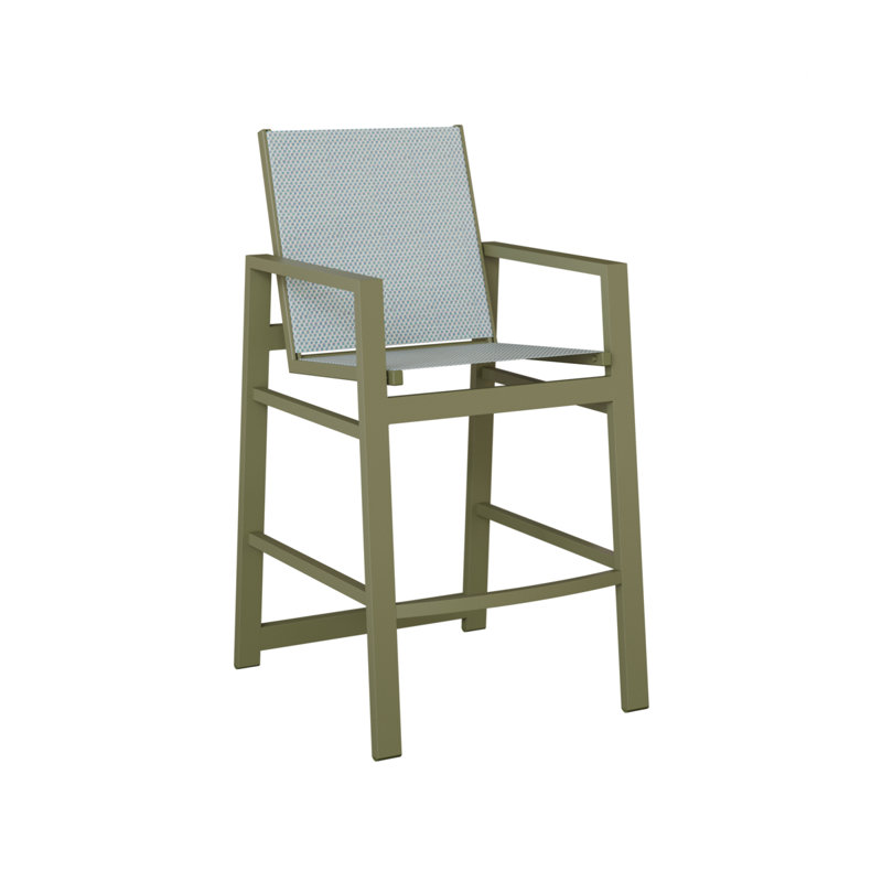 Chaise de bar Berlin Gardens Vida, Interlock Calypso, Vert sauge