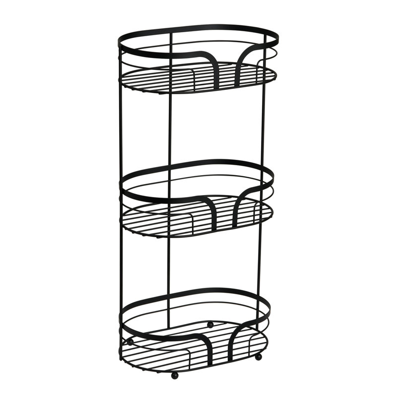 Dante Bathroom Storage, Matt Black