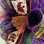 Gnome pour mordre une couronne d'Halloween
