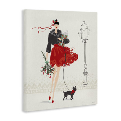 «Holiday Fashionista Girl» par Anne Tavoletti