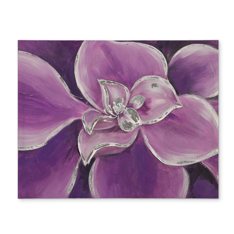 Napperon en mauve à motif de fleurs mauves | Home Decor Essential