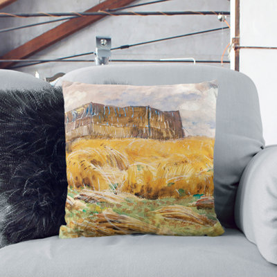 Field In France Square Throw Cushion