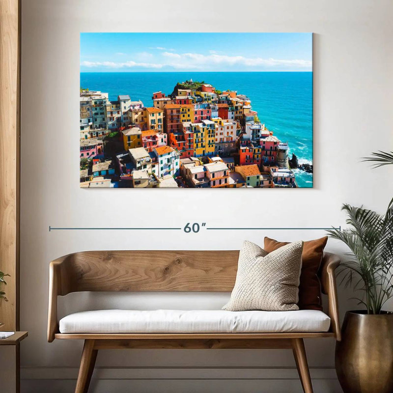 Cinque Terre Village, H 32 po x l 48 po