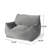 Allea Velveteen Bean Bag Chair With Armrests-627628249-627628255
