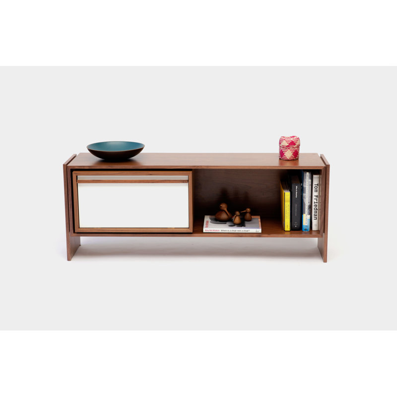 Low Units Media Console, White