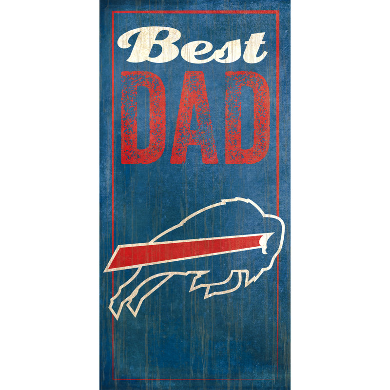 « best dad », impression sur plaque NFL, Bills de Buffalo