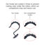 Steel Shower Curtain Hook-50055100