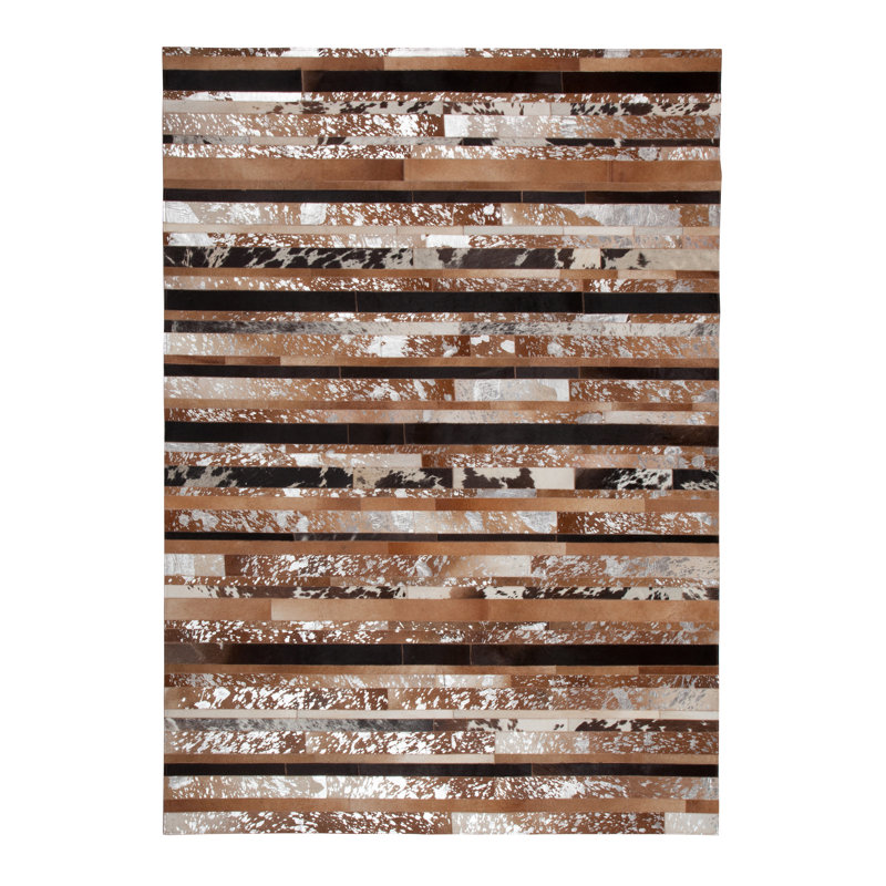 Alsatia Striped Hand Woven Area Rug, Runner 70 x 140cm
