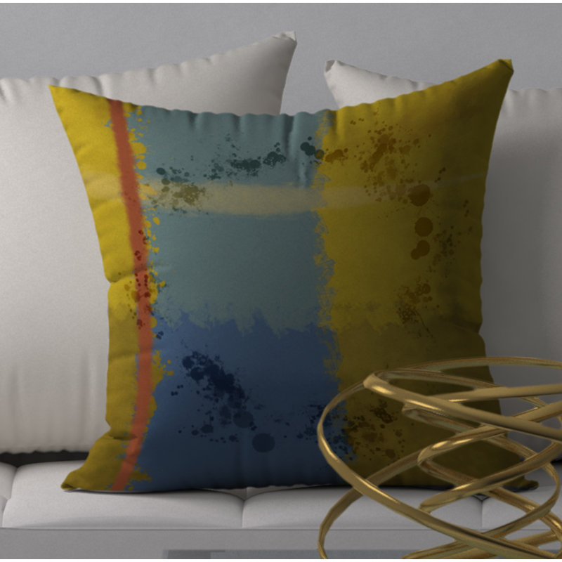 Housse de coussin carrée à épices silencieuses, H 24 po x l 24 po