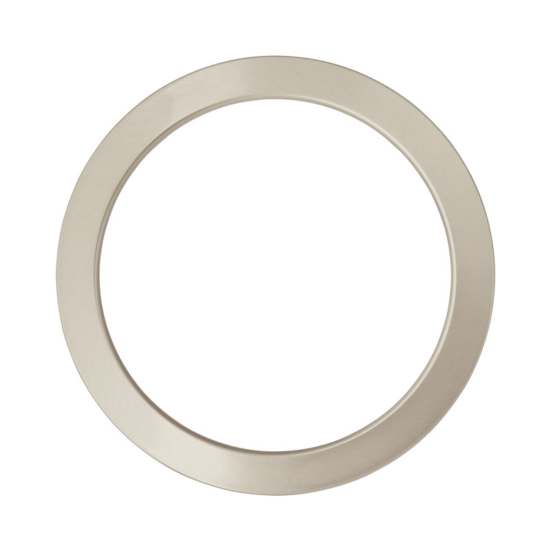 Garniture 5 lentille Chelmsford, Nickel brossé, H 11,82 po x l 11,82 po x P 0,52 po