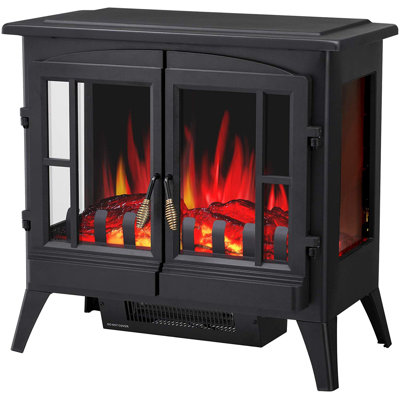 Covent 23.3'' W Black Electric Stove