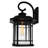 11" Wide 1-Light Outdoor Wall Light for Porch, Entryway, Patio – Black Finish – Traditional Exterior Sconce