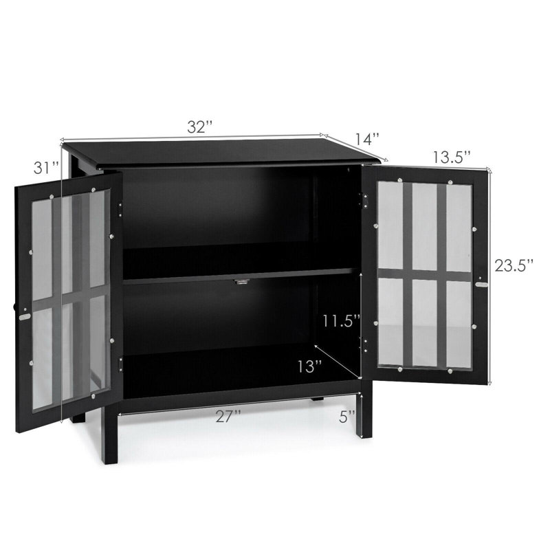 Badami 32'' Sideboard, Black