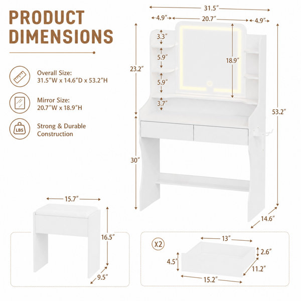 Dimensions du produit