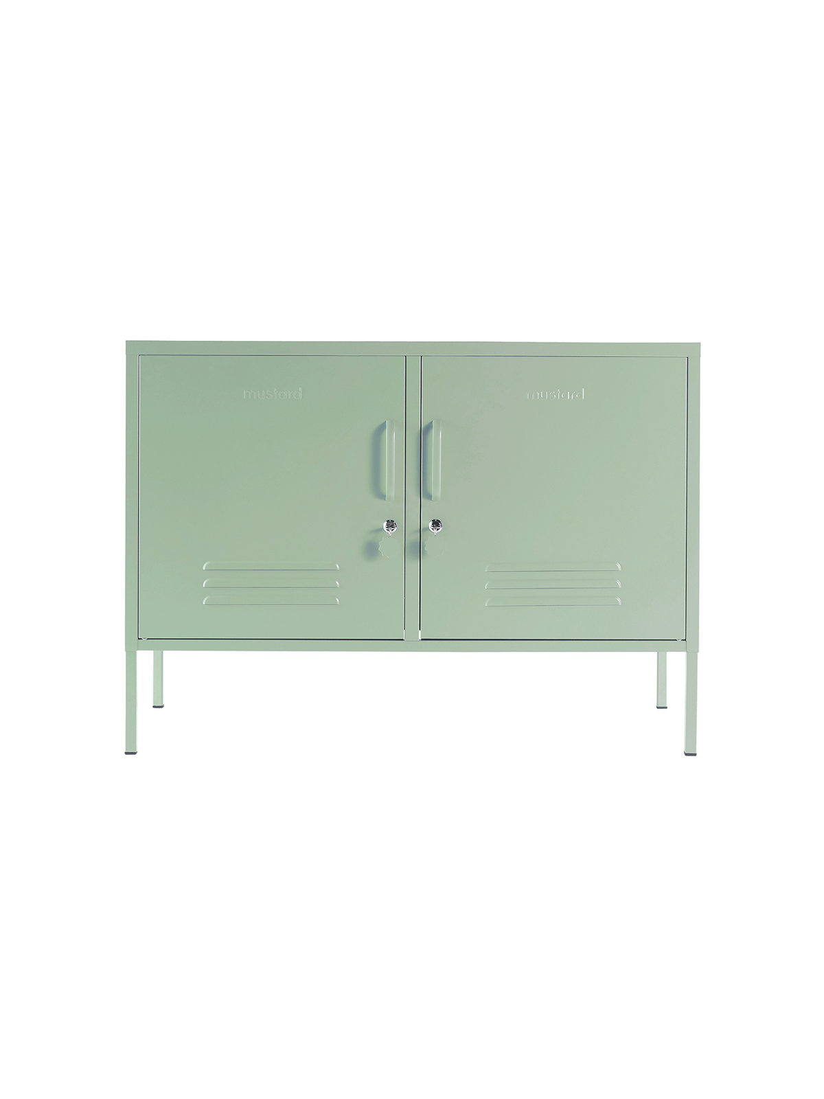 Mustard Made The Lowdown Console Locker, Sage
