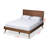 Berendiena Mid-Century Modern, Full Platform Bed, Walnut Brown, 57.1'' W X 78.3'' L X 58.3'' H-2120488735