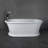 67" x 32" Freestanding Soaking Solid Surface Bathtub