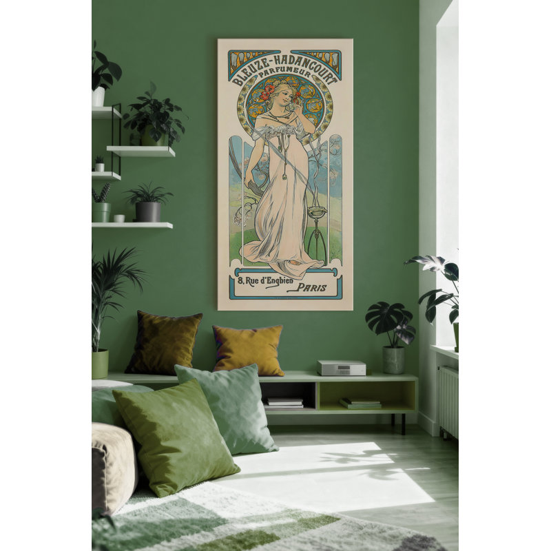 "Bleuze-Hadancourt Parfumeur" Print on Wrapped Canvas, 12" H x 6" W